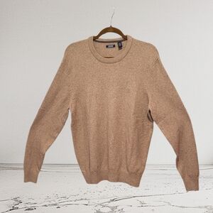 Izod Men's Tan Crewneck Sweater